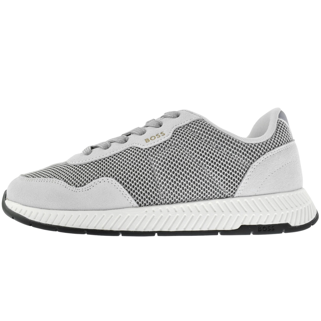 Hugo Boss BOSS Titanium Runner Trainers Grey